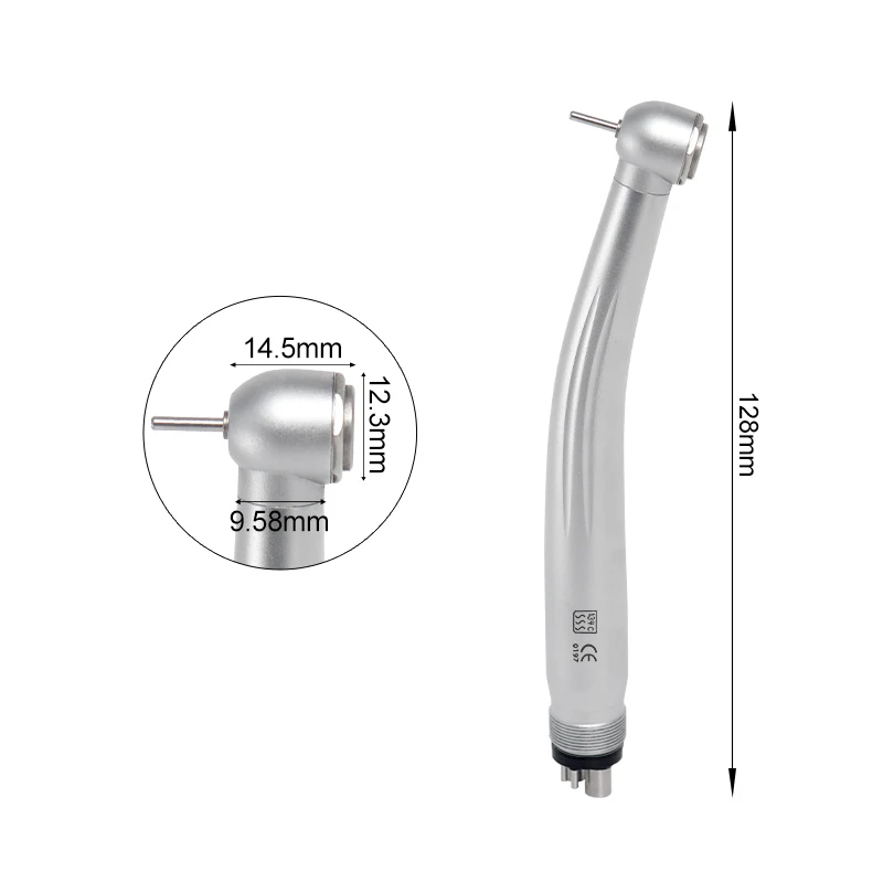 Dental Air Turbine High Speed Handpiece 360,000rpm Autoclavable Ceramic Bearings Single Spray Dental Lab Equipment for Dentist