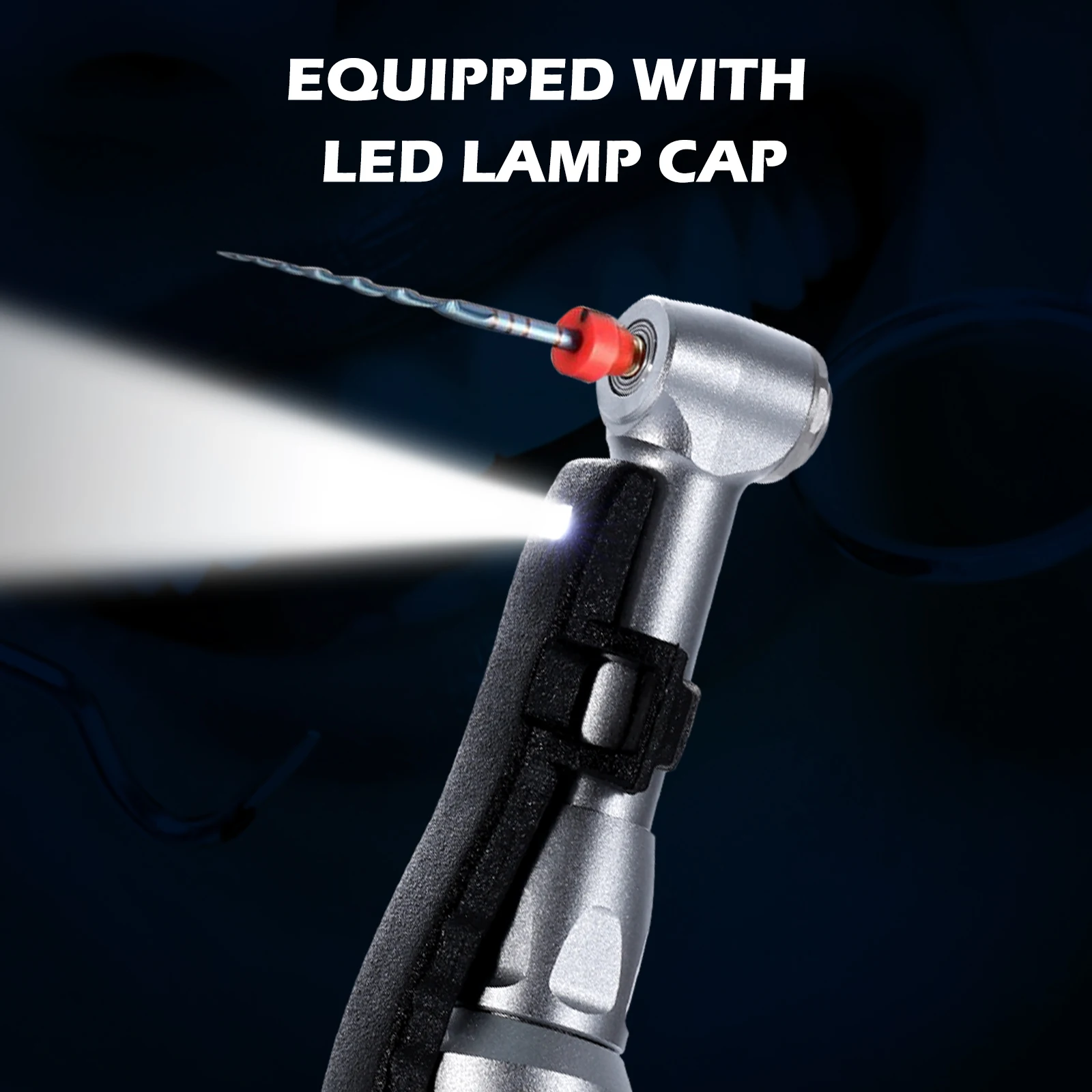 SANDENT Dental Endodontic Cordless LED Endo Motor 16:1 Contra Angle Handpiece for Root Canal Therapy