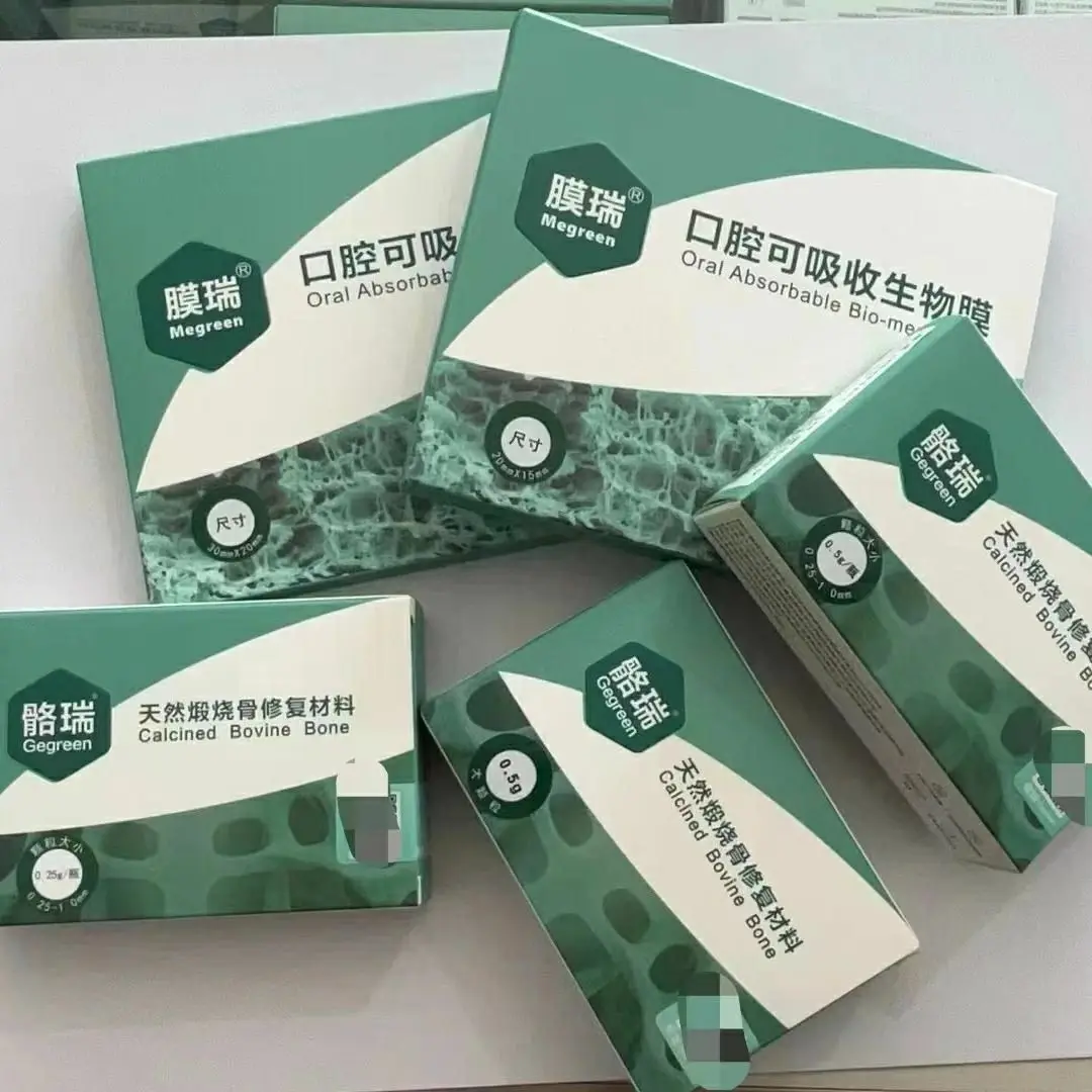 Dental Resorbable Collagen Membrane Bone Graft Powder Dental GBR Kit Guided Bone Regeneration Implant Bone Augmentation Surgery