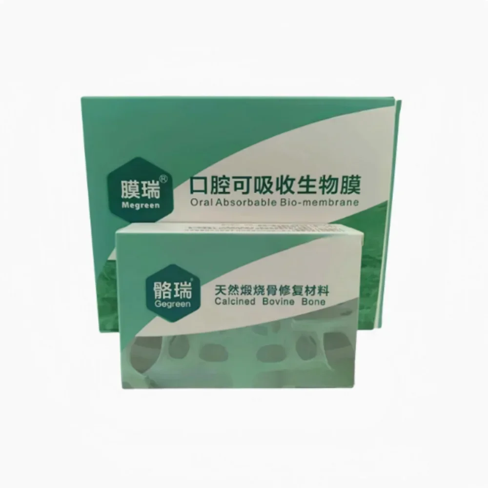 Dental Resorbable Collagen Membrane Bone Graft Powder Dental GBR Kit Guided Bone Regeneration Implant Bone Augmentation Surgery