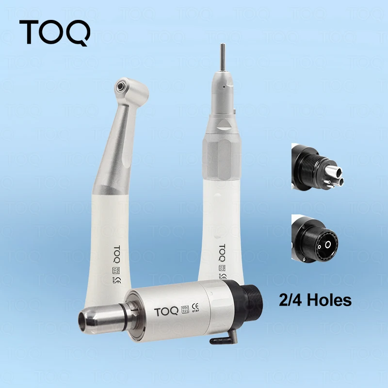 Dental FX Low Speed Handpiece Teeth Polishing Tools Contra Angle Straight Handpiece 2/4Holes Air Motor Kits Dentists Equipment