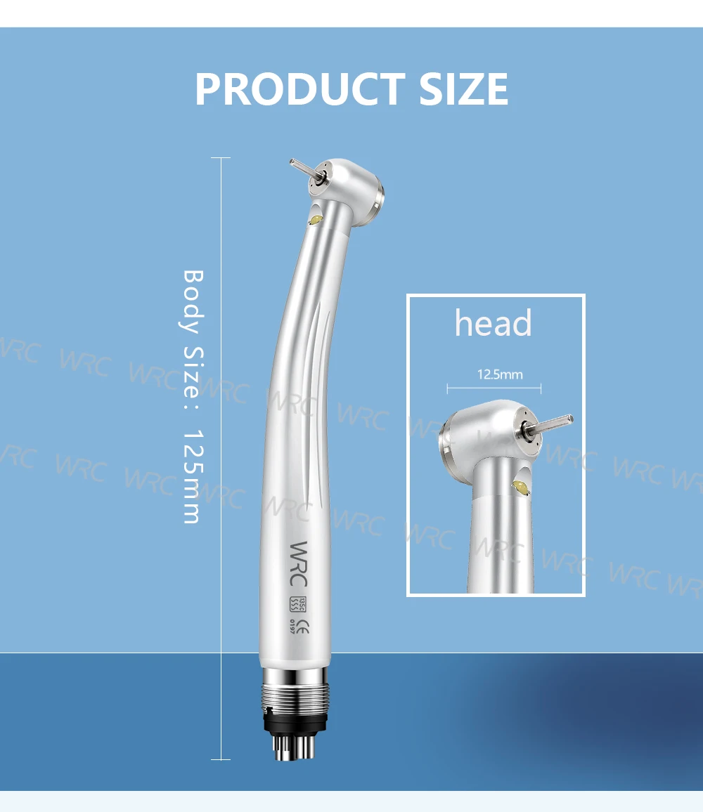 Dental High Speed Dental Handpiece Max LED Handpiece Air Turbine B2 M4 Push Button Triple Water spray Rotation speed 360.000rpm