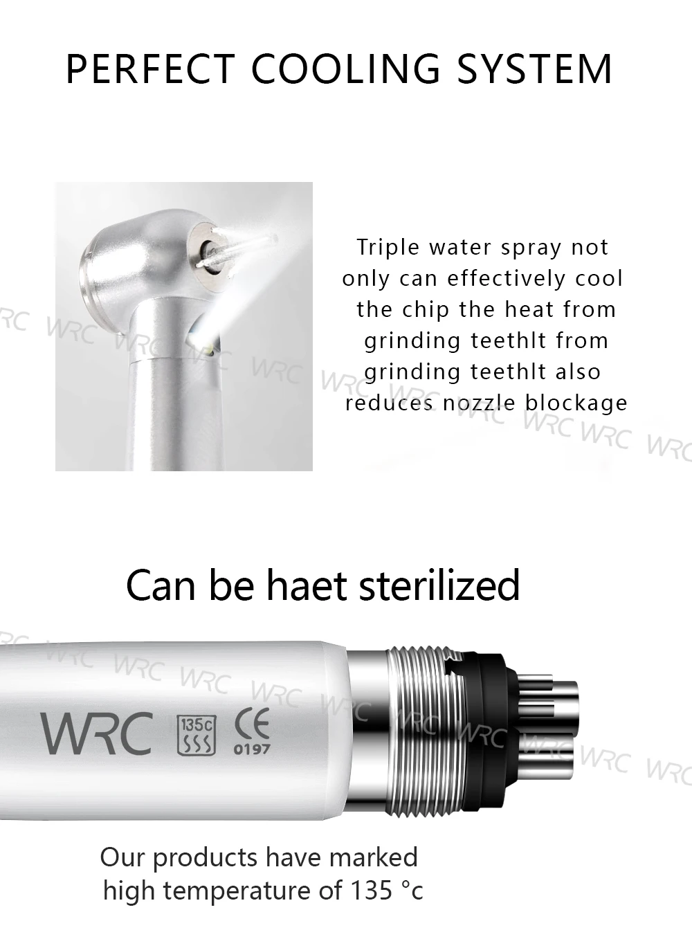 Dental High Speed Dental Handpiece Max LED Handpiece Air Turbine B2 M4 Push Button Triple Water spray Rotation speed 360.000rpm