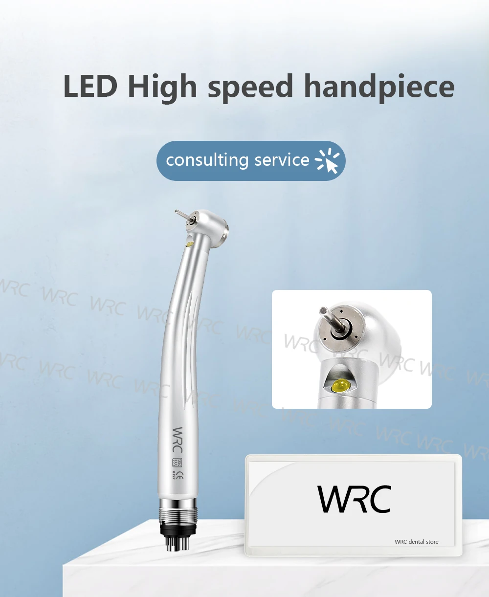 Dental High Speed Dental Handpiece Max LED Handpiece Air Turbine B2 M4 Push Button Triple Water spray Rotation speed 360.000rpm