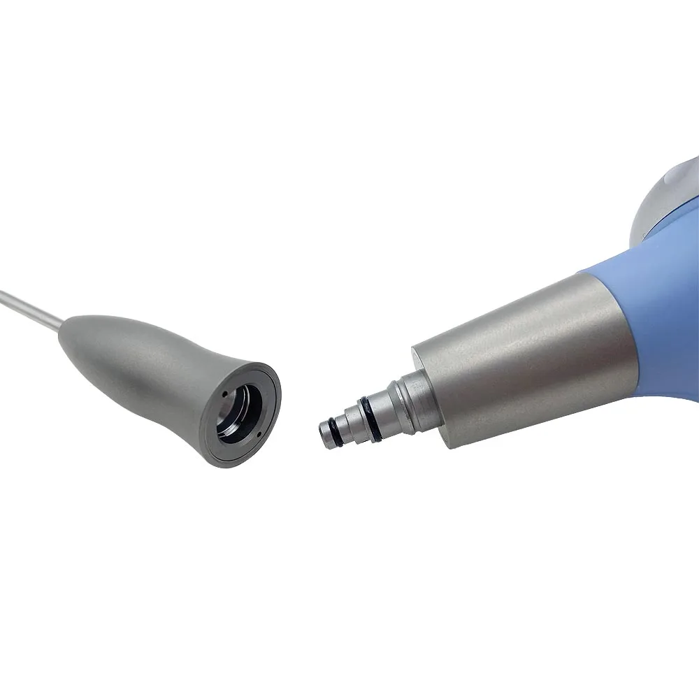 JUMTOP Dental Air Polisher Full Titanium Body Teeth Cleaning Handpiece Teeth Stain Removal Polishing Tool