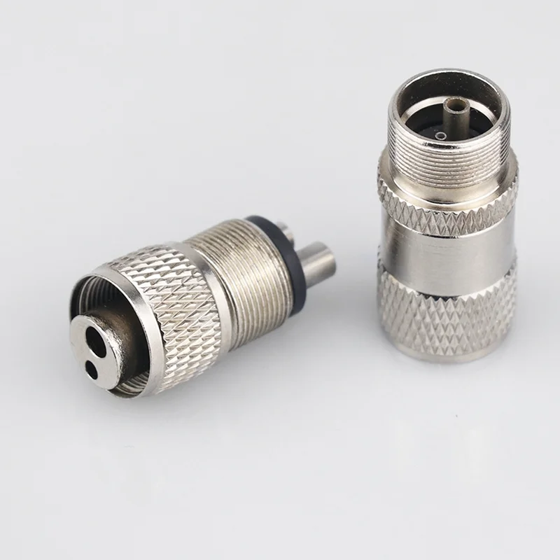 Dental Handpiece Adapter Turbine Connector Coupler 2/4 Holes Changer Dentist Instrument Spare Parts Tool Accessories Equipment