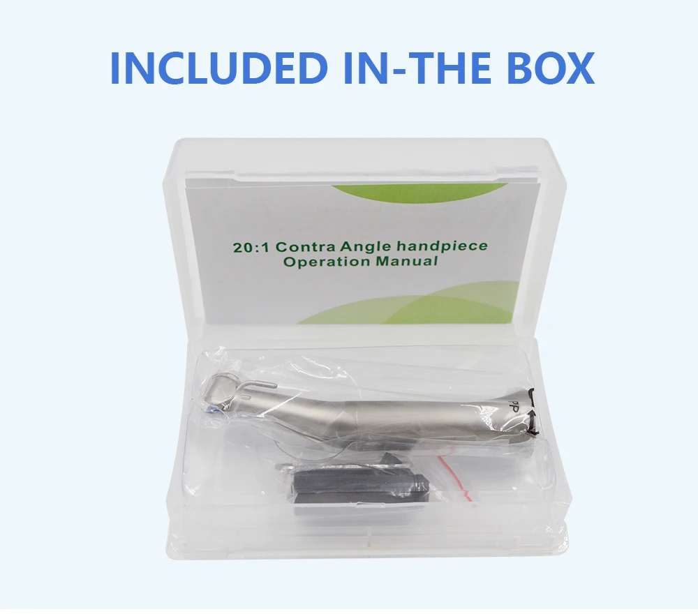 Dental SG20 surgery Implant handpiece 20:1 reduction contra angle low speed push button chuck handpiece for E-TYPE Micromotor