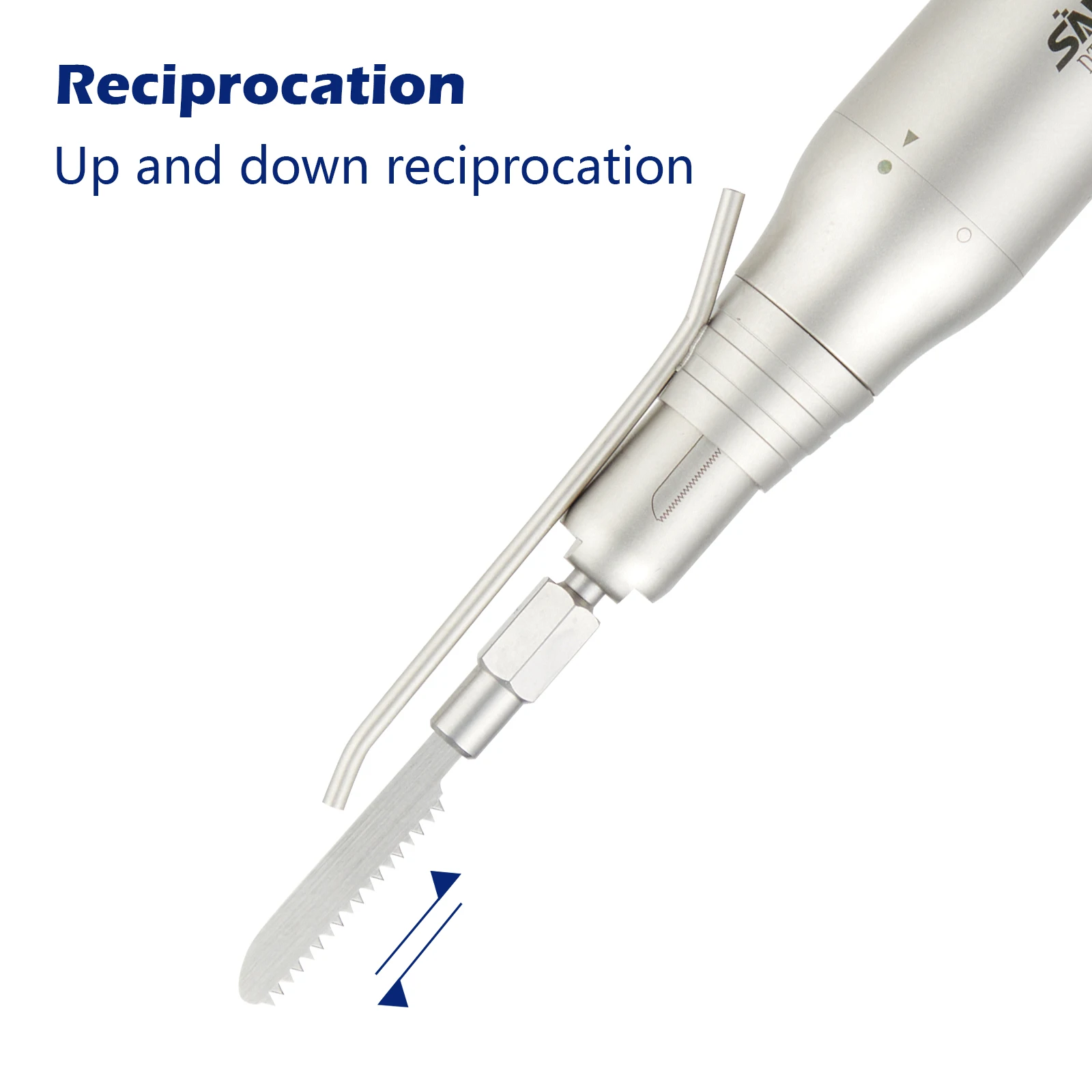 SANDENT Dental Micro Saw Surgical Handpiece 3.2:1 Reciprocating Bone Cutting Fit NSK Up & Down Reciprocation Osteotomy