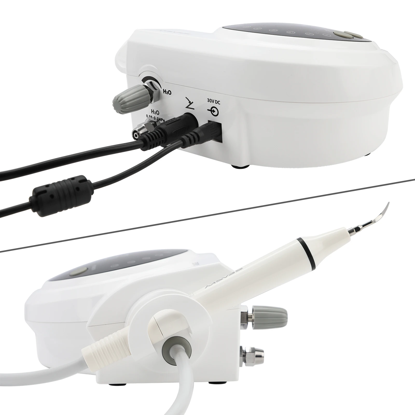 Dental Ultrasonic Piezo Scaler with Detachable Handpiece 5*Tips Automatic frequency fit EMS Cavitron Woodpeck
