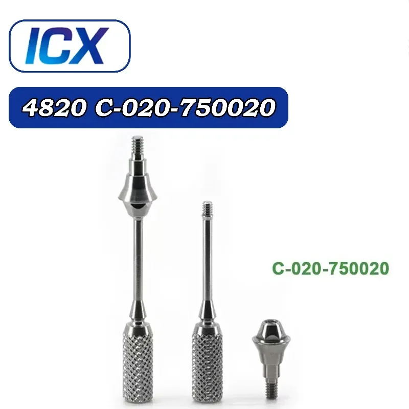 For ICX Implant System Dental Healing Abutment Healing Cap Cover Screw Lab Analog Digital Analog Multi Unit Straight Abutment