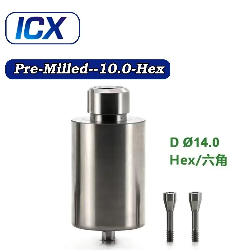 For ICX Implant System Dental Healing Abutment Healing Cap Cover Screw Lab Analog Digital Analog Multi Unit Straight Abutment