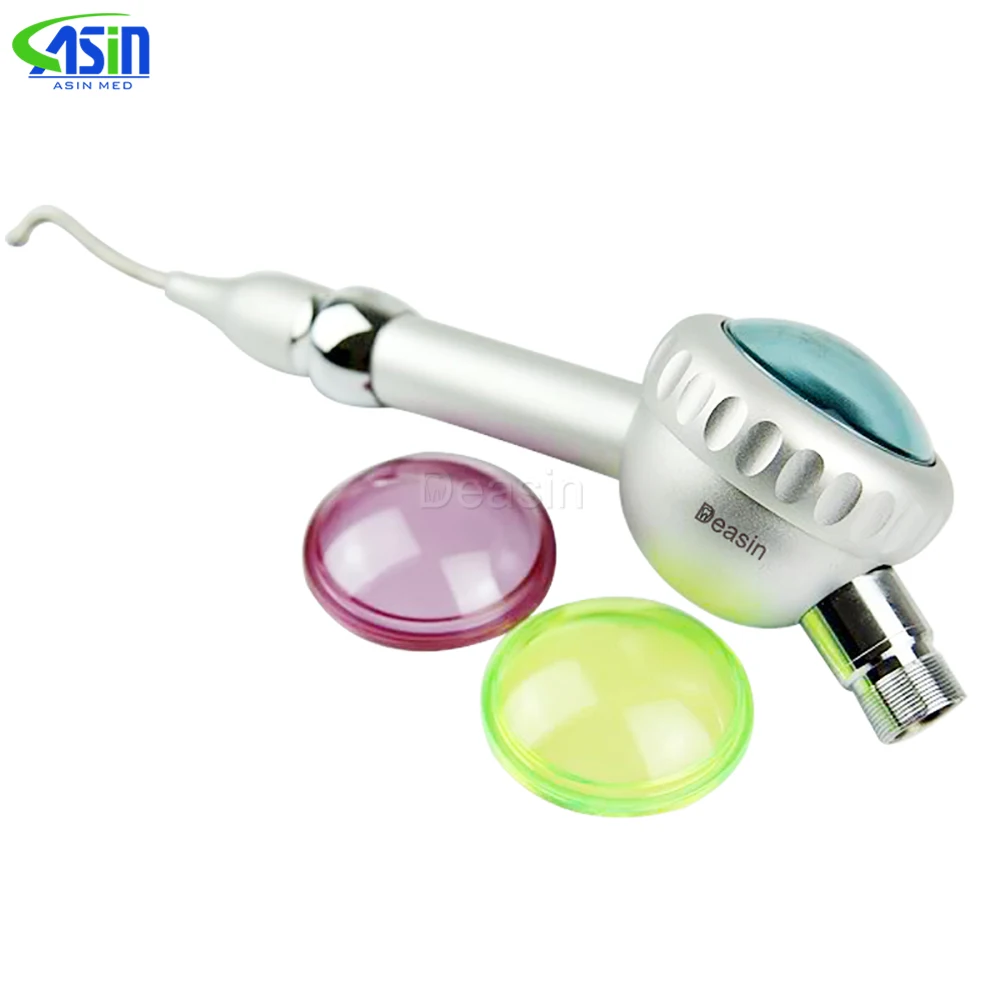 Dental Air Water Polisher Sandblasting Gun for Teeth Whitening & Cleaning, Oral Hygiene Prophy Polishing Tool