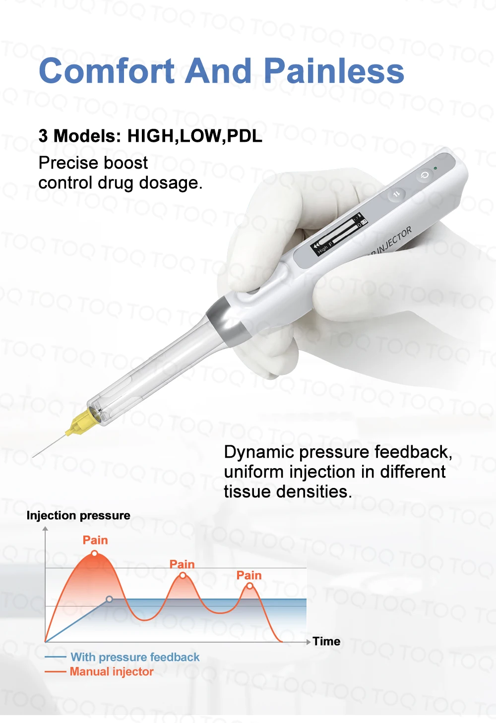 Dental Anesthesia Injector With Aspiration Painless Local Anesthesia Syringe Vet Anesthesia with LCD Display Dental Clinic Tool