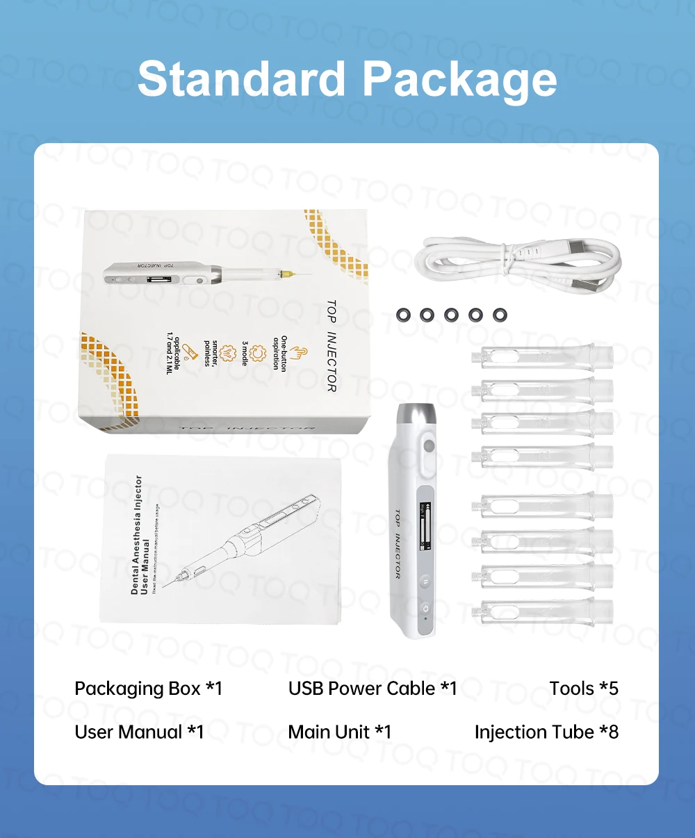 Dental Anesthesia Injector With Aspiration Painless Local Anesthesia Syringe Vet Anesthesia with LCD Display Dental Clinic Tool