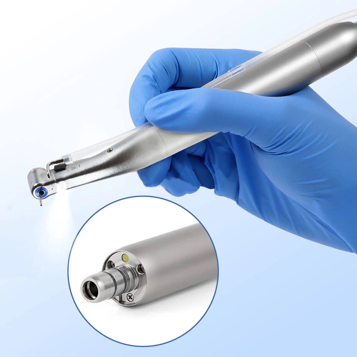 Dental Implant Motor System Surgical Brushless Motor with 20:1 Contra Angle YBB