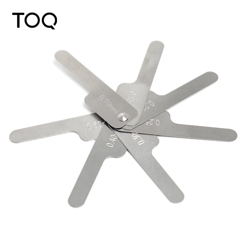 1setDental Interproximal Reduction Gauge Ruler Tooth Gap Measure Reciprocating IPR System Stainless Steel Orthodontic Instrument
