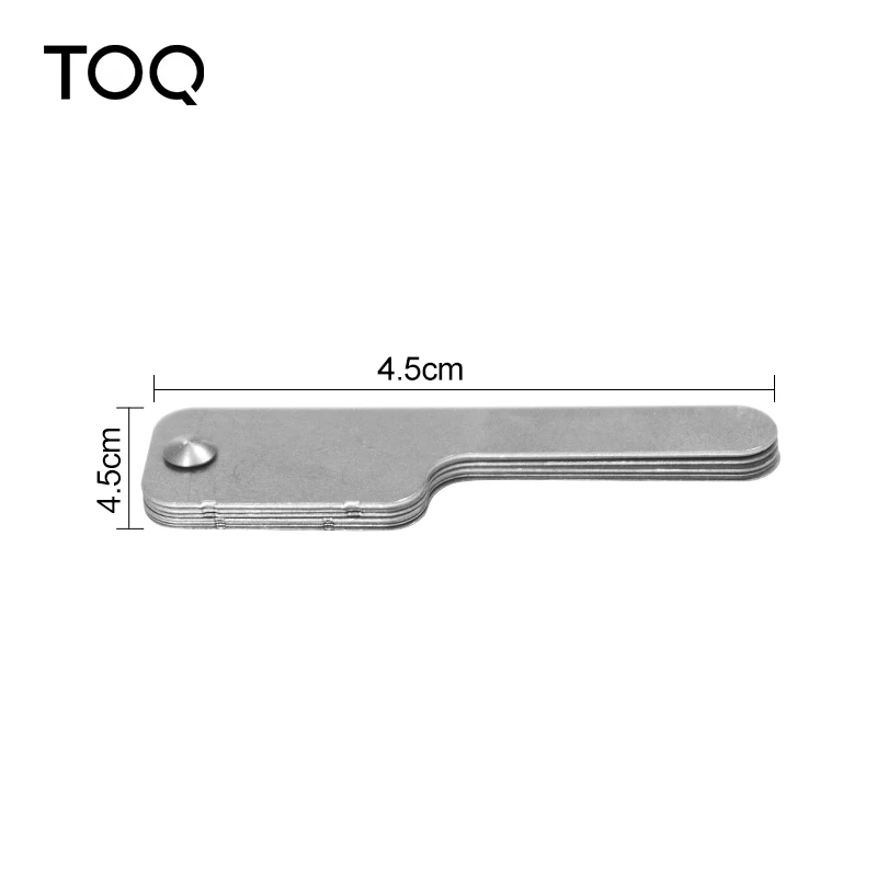1setDental Interproximal Reduction Gauge Ruler Tooth Gap Measure Reciprocating IPR System Stainless Steel Orthodontic Instrument