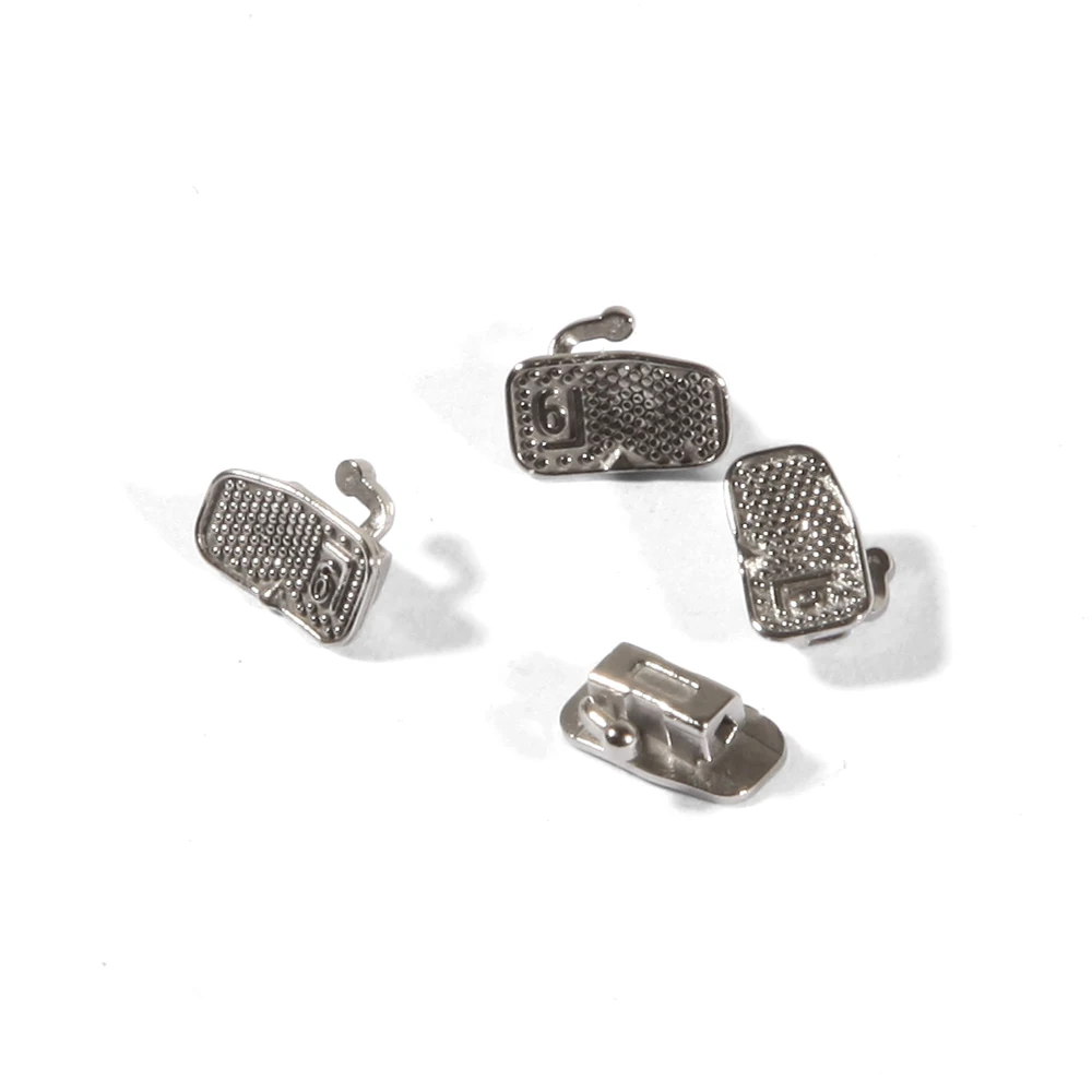 50Sets/Box Dental Ortho Metal Bondable Monoblock Orthodontic Buccal Tubes 022 For 1st Molar MBT/Roth Tube