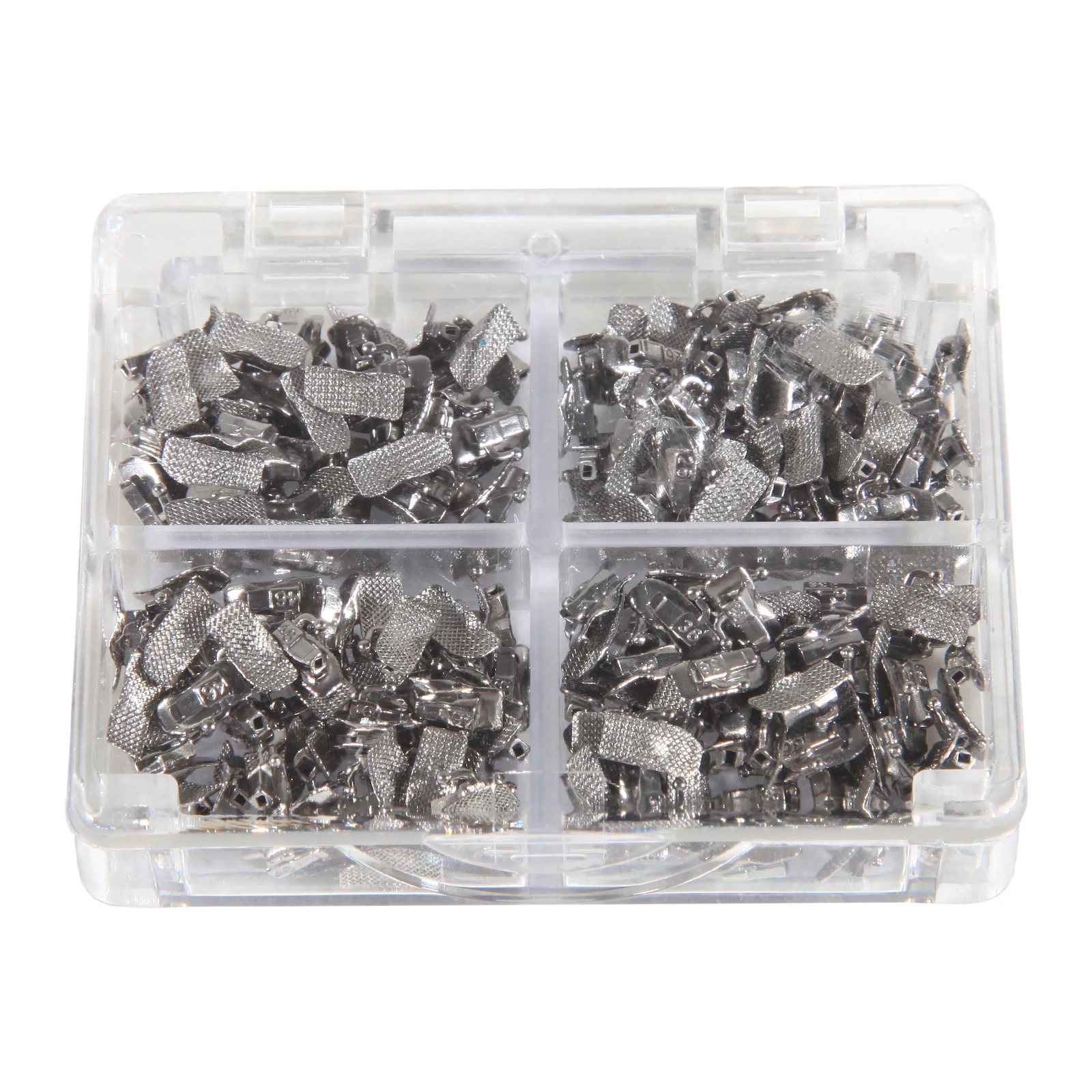 50Sets/Box Dental Ortho Metal Bondable Monoblock Orthodontic Buccal Tubes 022 For 1st Molar MBT/Roth Tube