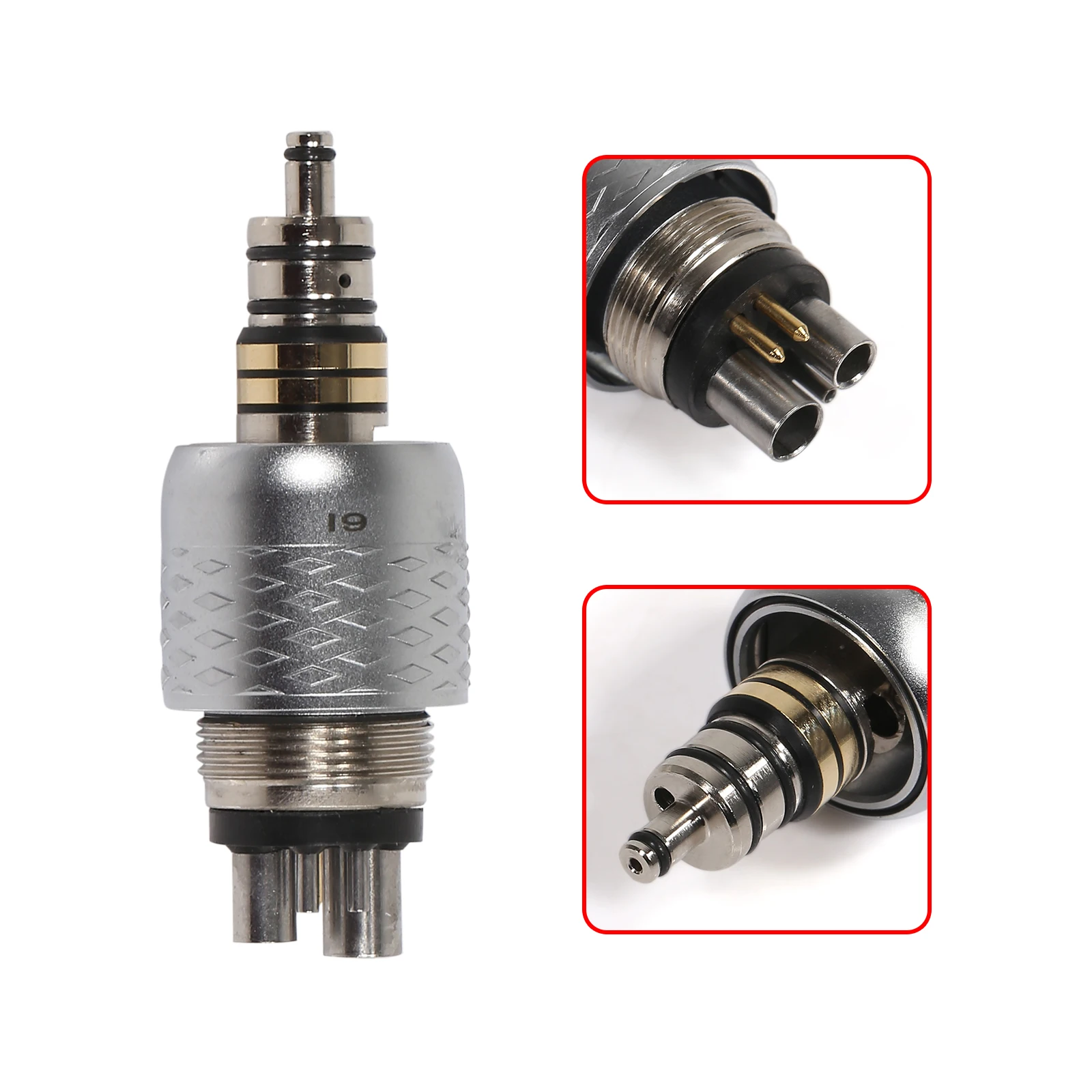 Dental Fiber Optic High Speed Turbine for COXO Fiber Optic LED Handpiece Standard for KaVo NSK Sirona