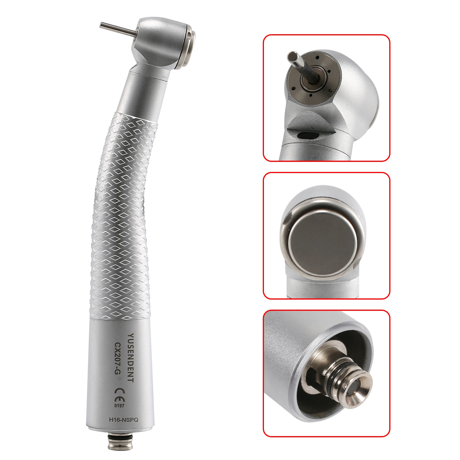 Dental Fiber Optic High Speed Turbine for COXO Fiber Optic LED Handpiece Standard for KaVo NSK Sirona