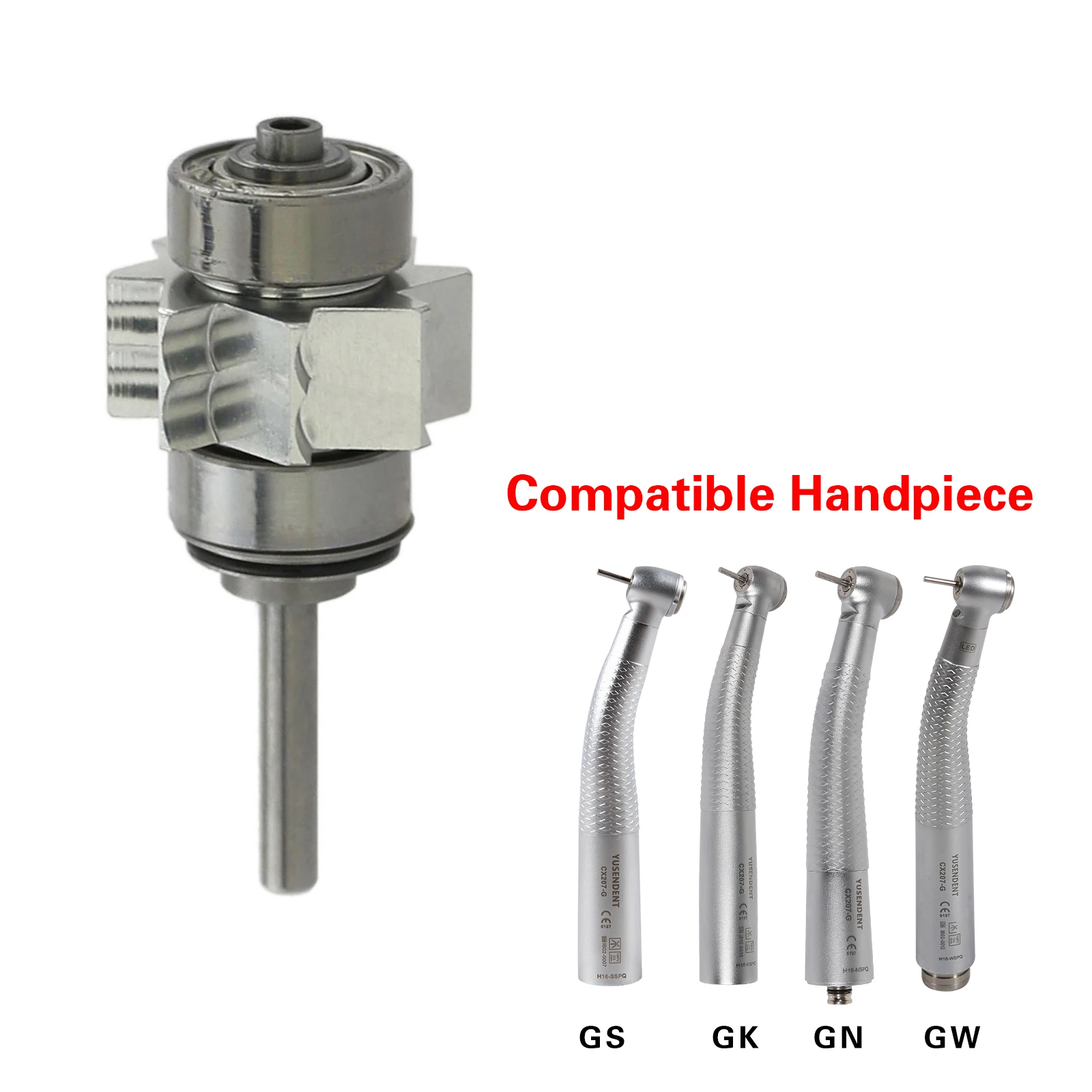 Dental Fiber Optic High Speed Turbine for COXO Fiber Optic LED Handpiece Standard for KaVo NSK Sirona