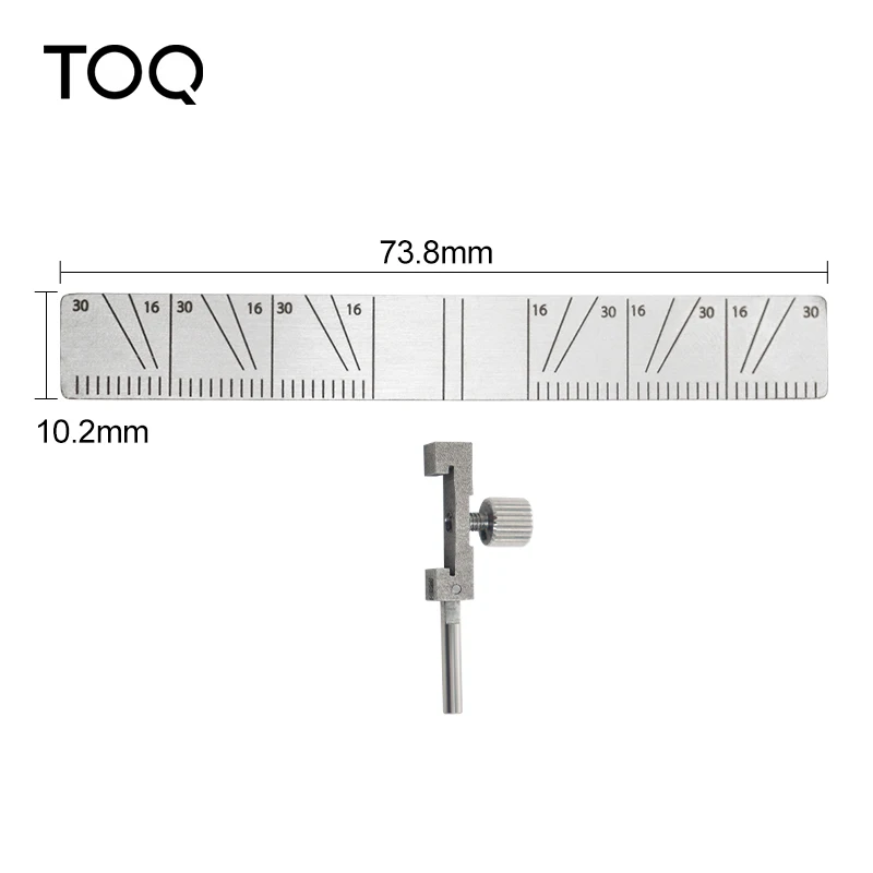 Dental Implant Locating Guide Surgical Planting Positioning Locator Angle Ruler Guage Autoclavable