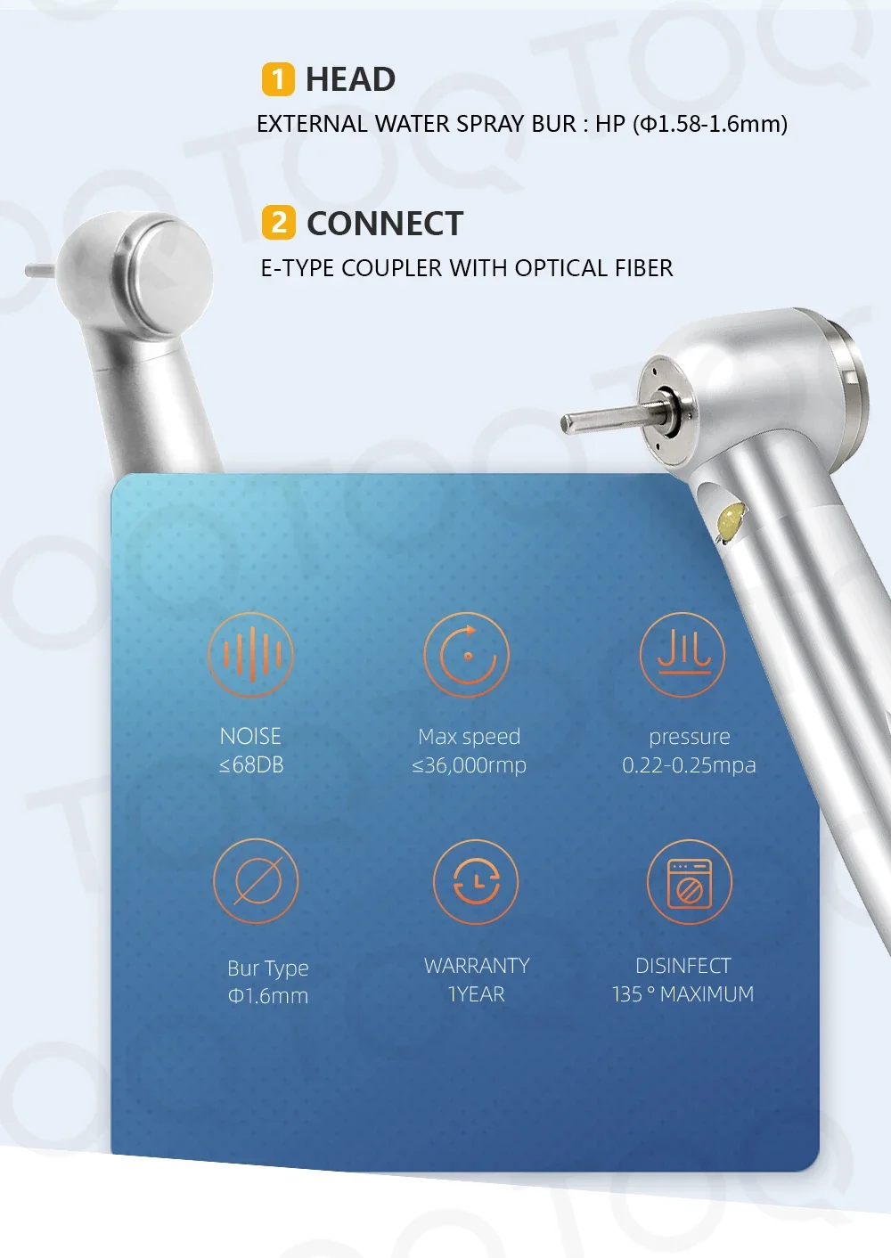Rock Drilling Machine with Free ShippingDental LED Dentist E-generator Push Button High Speed Handpiece Air Turbine Triple Water