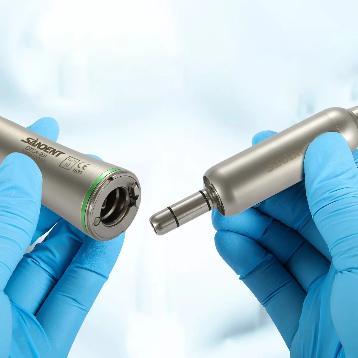 SANDENT Dental Implant Motor Brushless Surgical System Touch Screen Machine With 20:1 Contra Angle LED Fiber Optic Handpiece