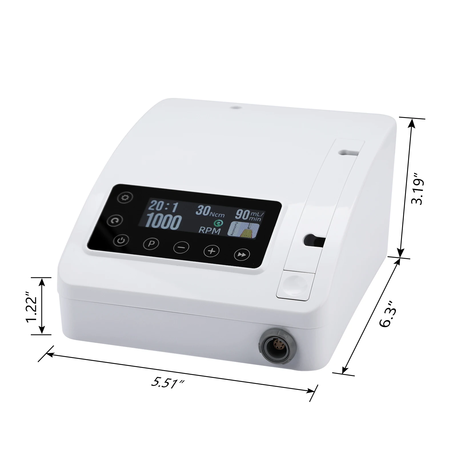 SANDENT Dental Implant Motor Brushless Surgical System Touch Screen Machine With 20:1 Contra Angle LED Fiber Optic Handpiece