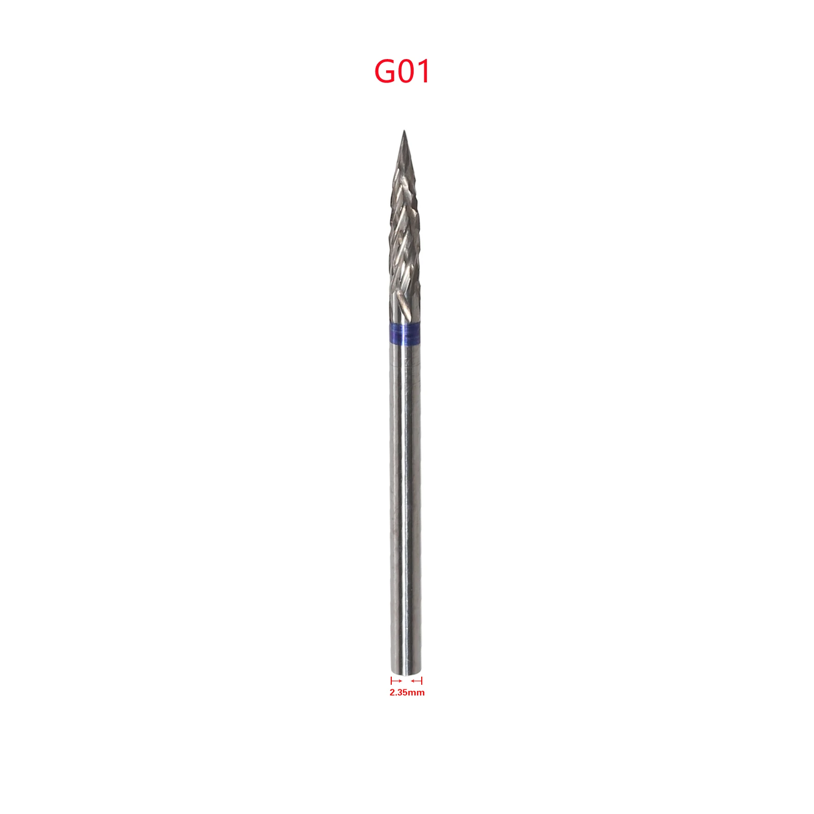 Dental Polishing HP 2.35mm Tungsten Carbide Steel Burs bur Tooth Drill Fit dental low speed straight handpiece