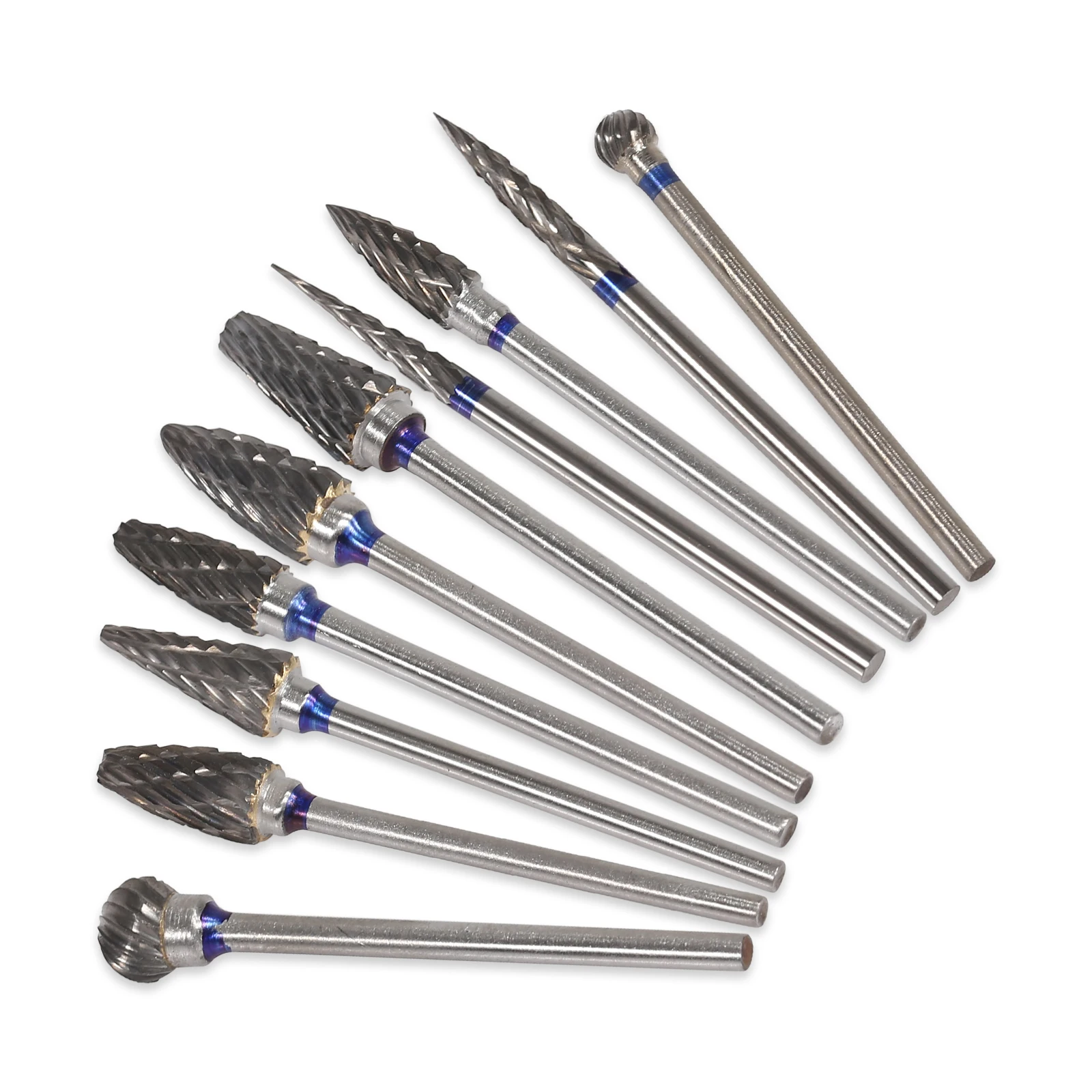 Dental Polishing HP 2.35mm Tungsten Carbide Steel Burs bur Tooth Drill Fit dental low speed straight handpiece