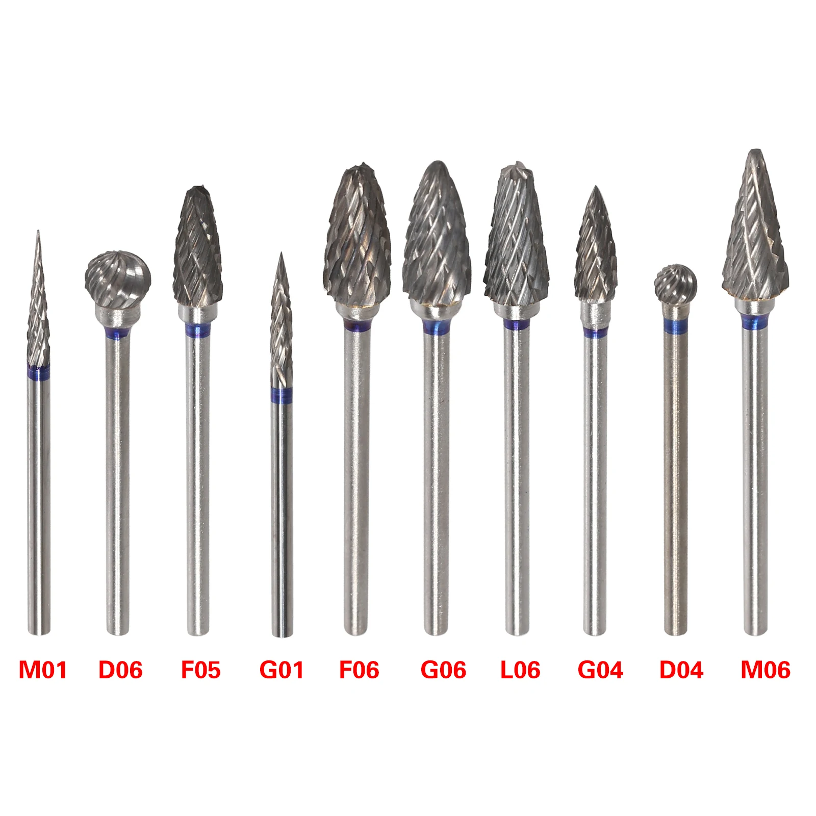 Dental Polishing HP 2.35mm Tungsten Carbide Steel Burs bur Tooth Drill Fit dental low speed straight handpiece