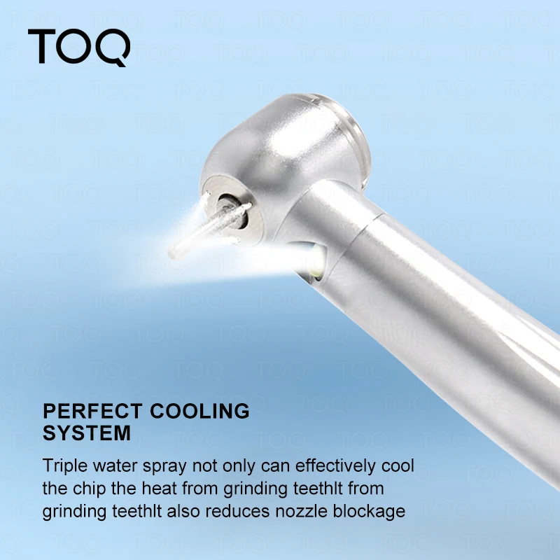 Dental Handpiece with LED Light B2 M4 Push Button High Speed Handpiece Air Turbine Dentist Tool High Rotation Pens