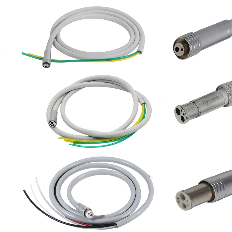Dental Silicone Tube Tubing Hose Cable For High Speed Inner Water Handpiece Connector 2/4/6 Hole T2/4/6