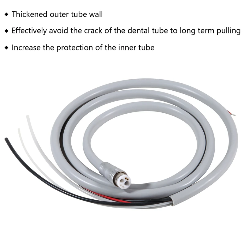 Dental Silicone Tube Tubing Hose Cable For High Speed Inner Water Handpiece Connector 2/4/6 Hole T2/4/6