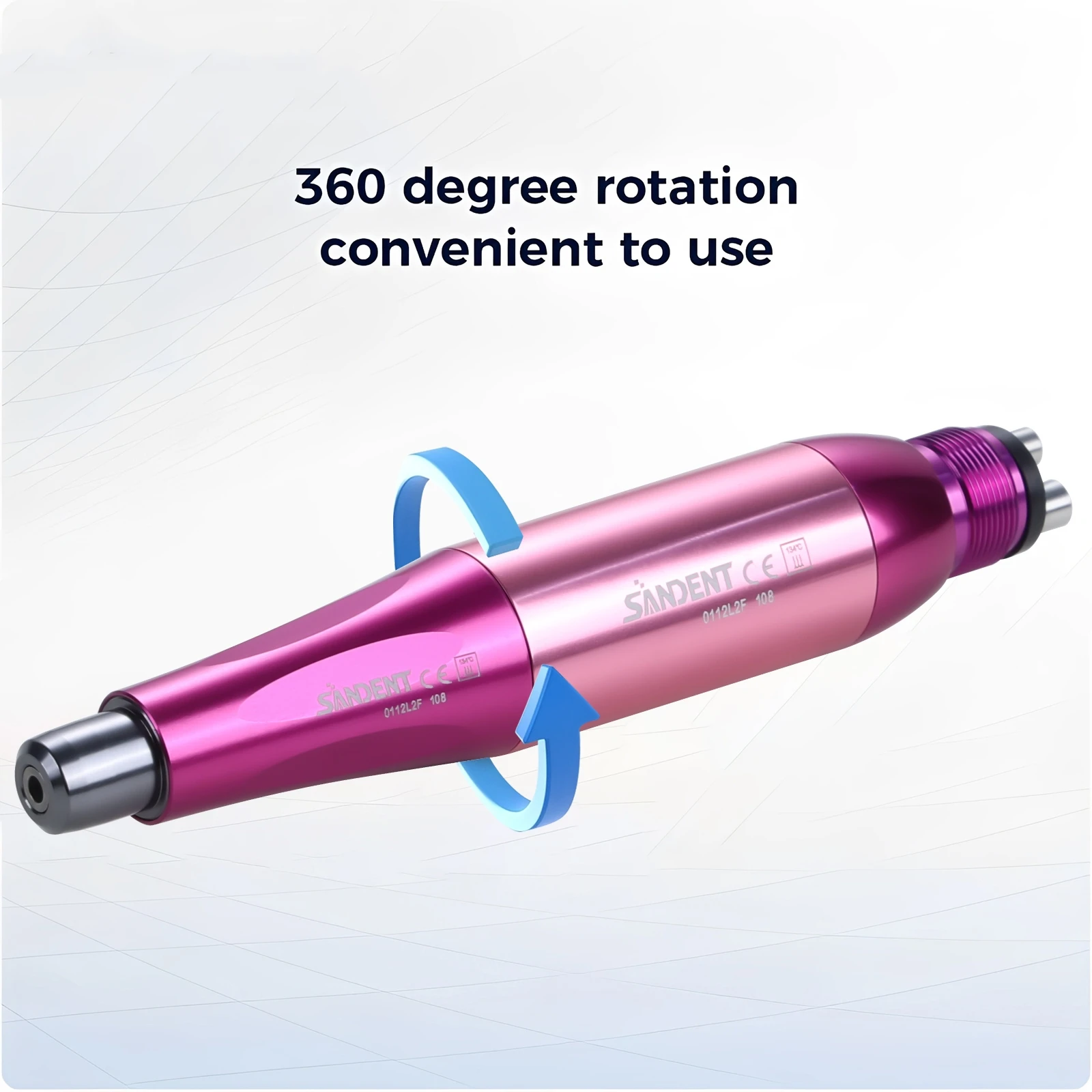 SANDENT Dental 4:1 Hygiene Prophy Handpiece 360° Swivel 2/4 HolesDisposable Angle Prophy Angles