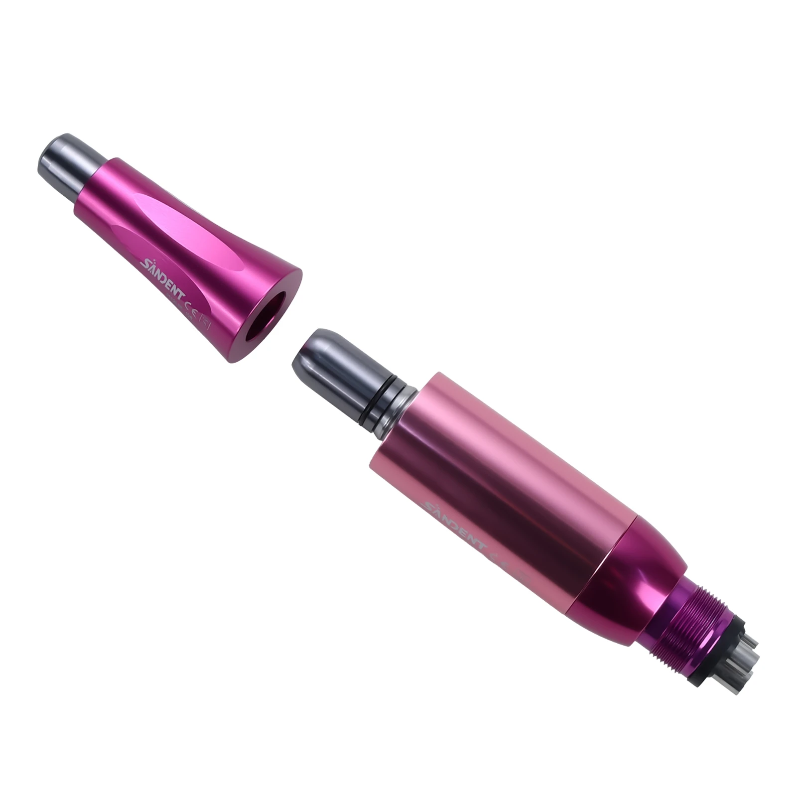 SANDENT Dental 4:1 Hygiene Prophy Handpiece 360° Swivel 2/4 HolesDisposable Angle Prophy Angles