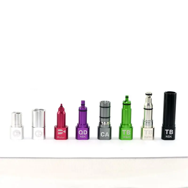 Dental Handpiece Cleaning Oil Lubricator with 5 Style Connector Portable Lubricant Oil Maintenance for Any Standard Spray Can