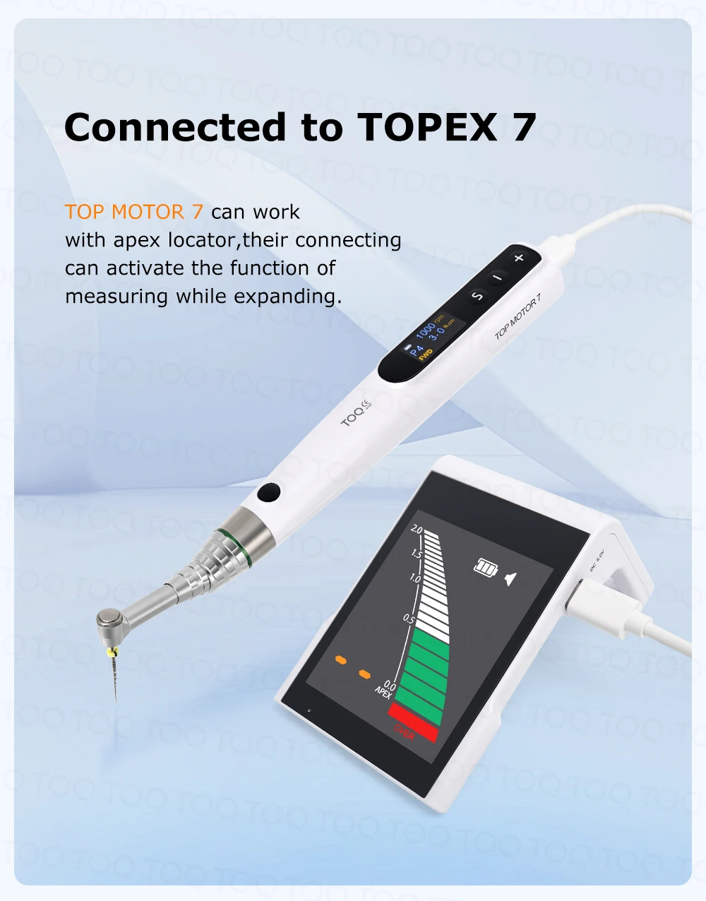 New Endo Motor 16:1 Dental Reduction Equipment Wireless Root Canal Motor with reciprocation mode Instrument Dentist Tips