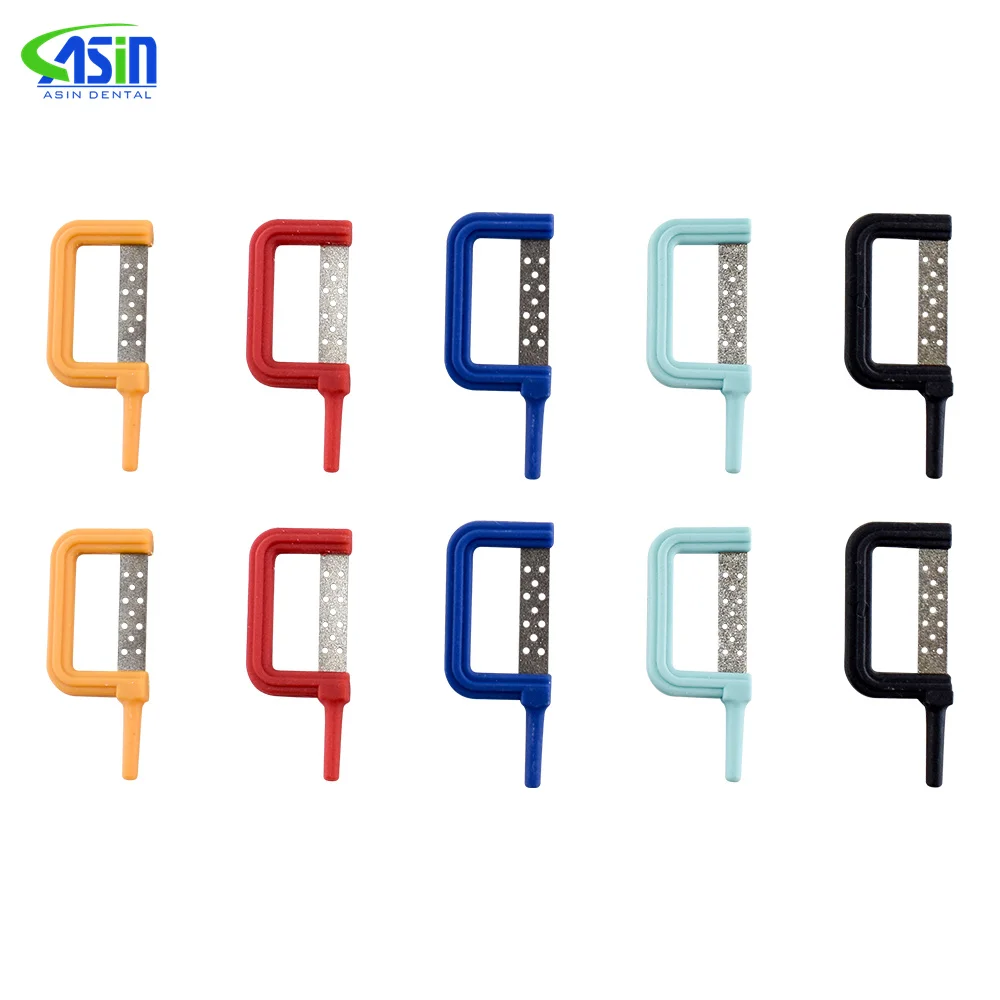 DEASIN 1 Set Dental Orthodontic Interproximal Enamel Reduction Kit IPR System Electric contra angle With 10 PCS Automatic Strip
