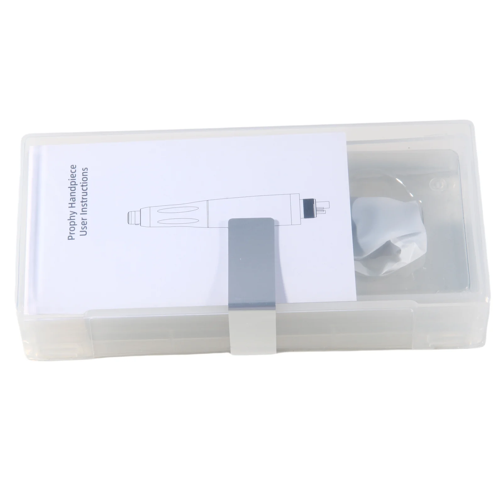 360° Swivel Dental Cordless Electric Hygiene Polishing Prophy Handpiece LCD Screen 4:1 Nose Cone + 2 Prophy Angles
