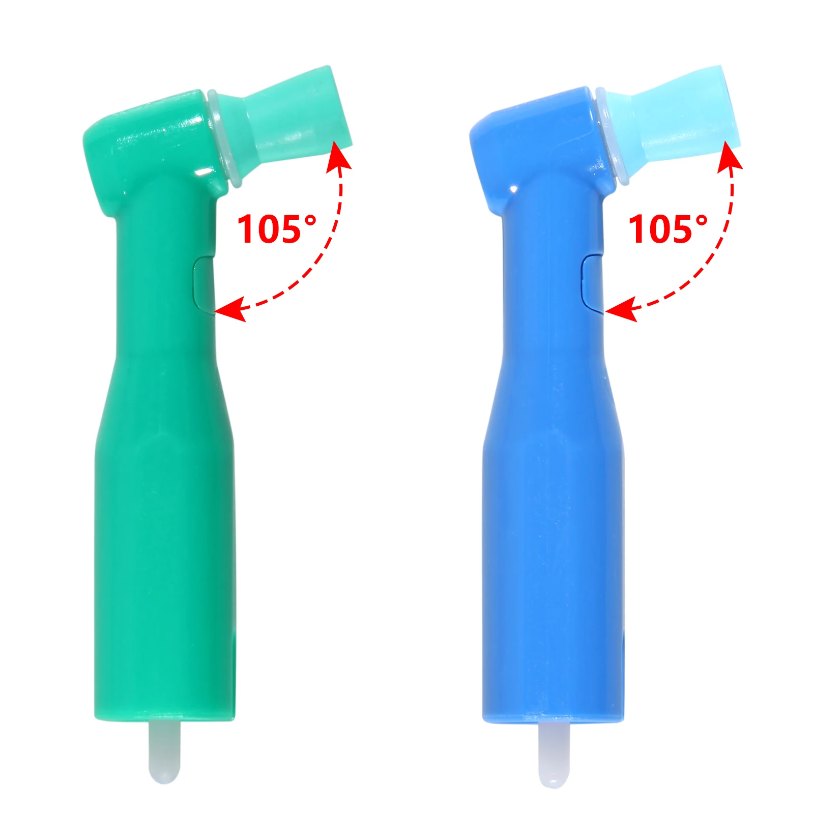 360° Swivel Dental Cordless Electric Hygiene Polishing Prophy Handpiece LCD Screen 4:1 Nose Cone + 2 Prophy Angles