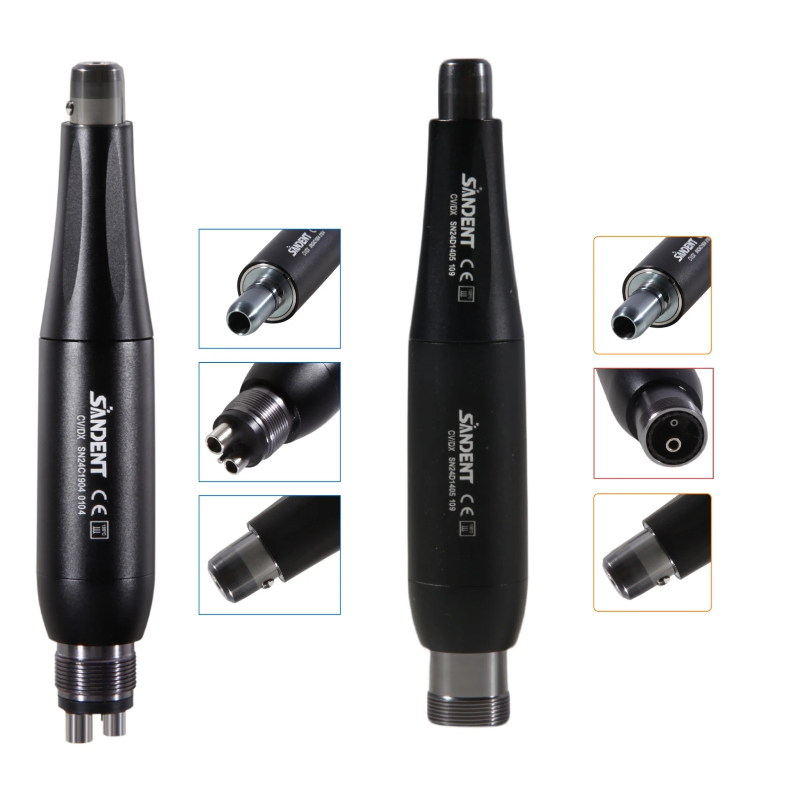 360° Swivel Dental Cordless Electric Hygiene Polishing Prophy Handpiece LCD Screen 4:1 Nose Cone + 2 Prophy Angles