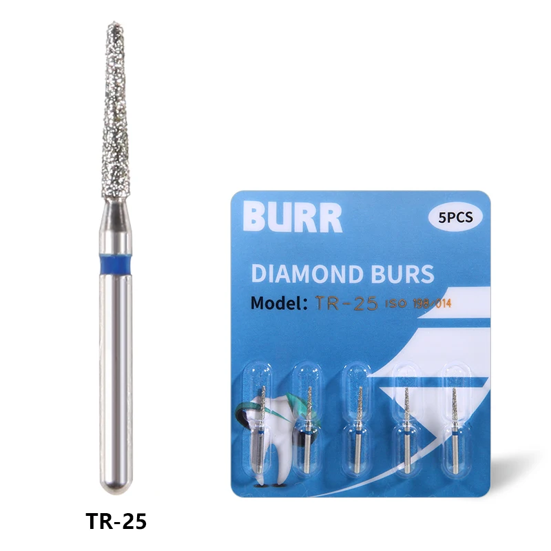 Dental Diamond Burs For High Speed Handpiece Friction Grip FG 1.6mm Bur 5Pcs/Box 42Types Polishing Teeth Whitening Tools
