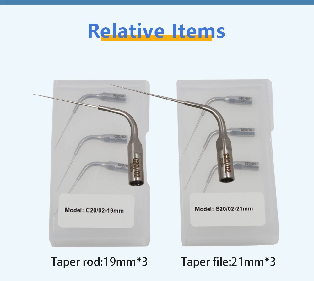 Dental Endo Ultra Activator Endo Irrigator Cordless Ultrasonic Activator With 6 Tips 40-50Khz 1500mAh For Endodontic Treatment