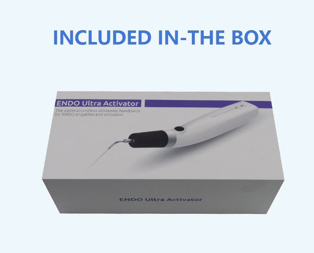 Dental Endo Ultra Activator Endo Irrigator Cordless Ultrasonic Activator With 6 Tips 40-50Khz 1500mAh For Endodontic Treatment