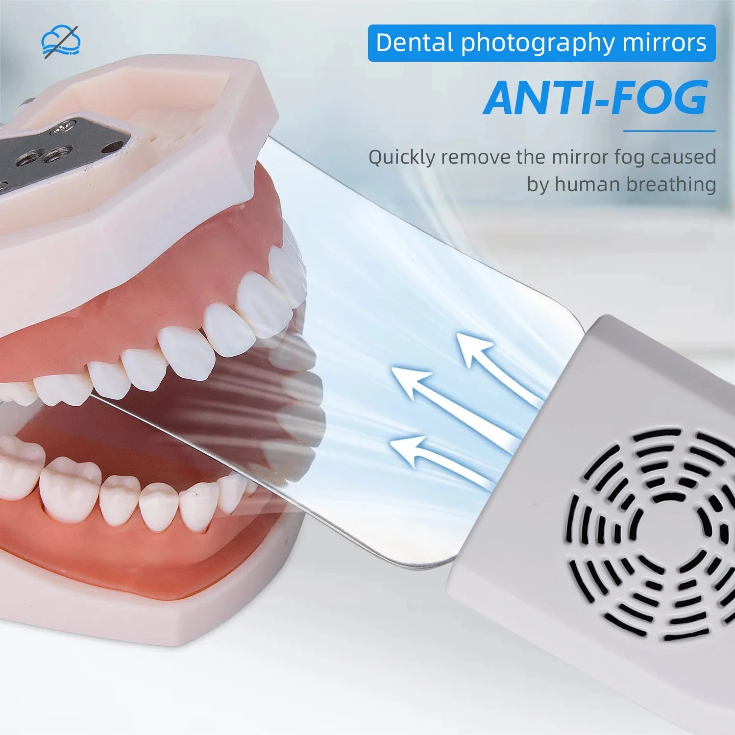 Dental Occlusal Mirror Fog Free LED Intra Oral Photo System 4 Mirrors Anti-Fog 12K Mirror State Intraoral Automatic Defogging