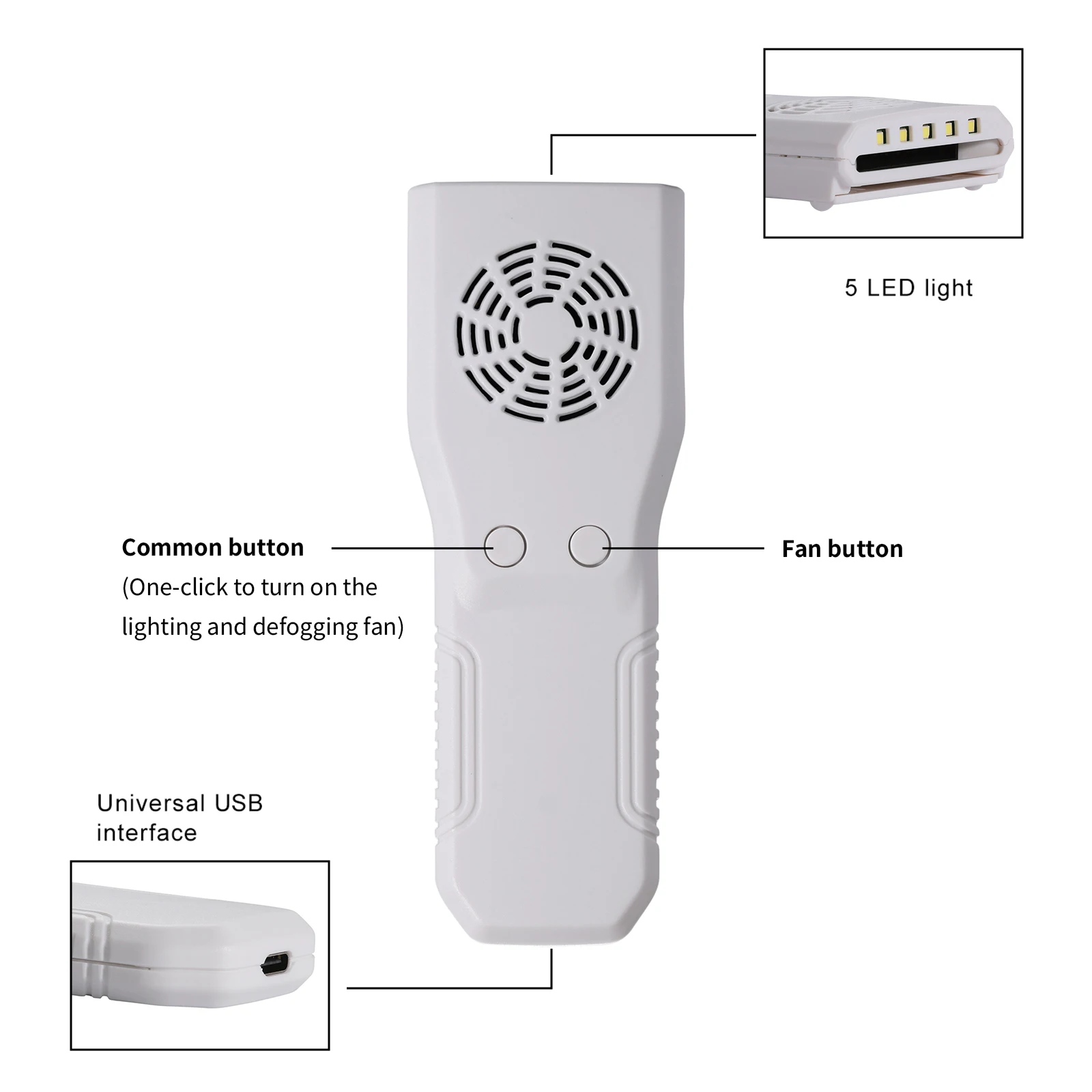 Dental Occlusal Mirror Fog Free LED Intra Oral Photo System 4 Mirrors Anti-Fog 12K Mirror State Intraoral Automatic Defogging
