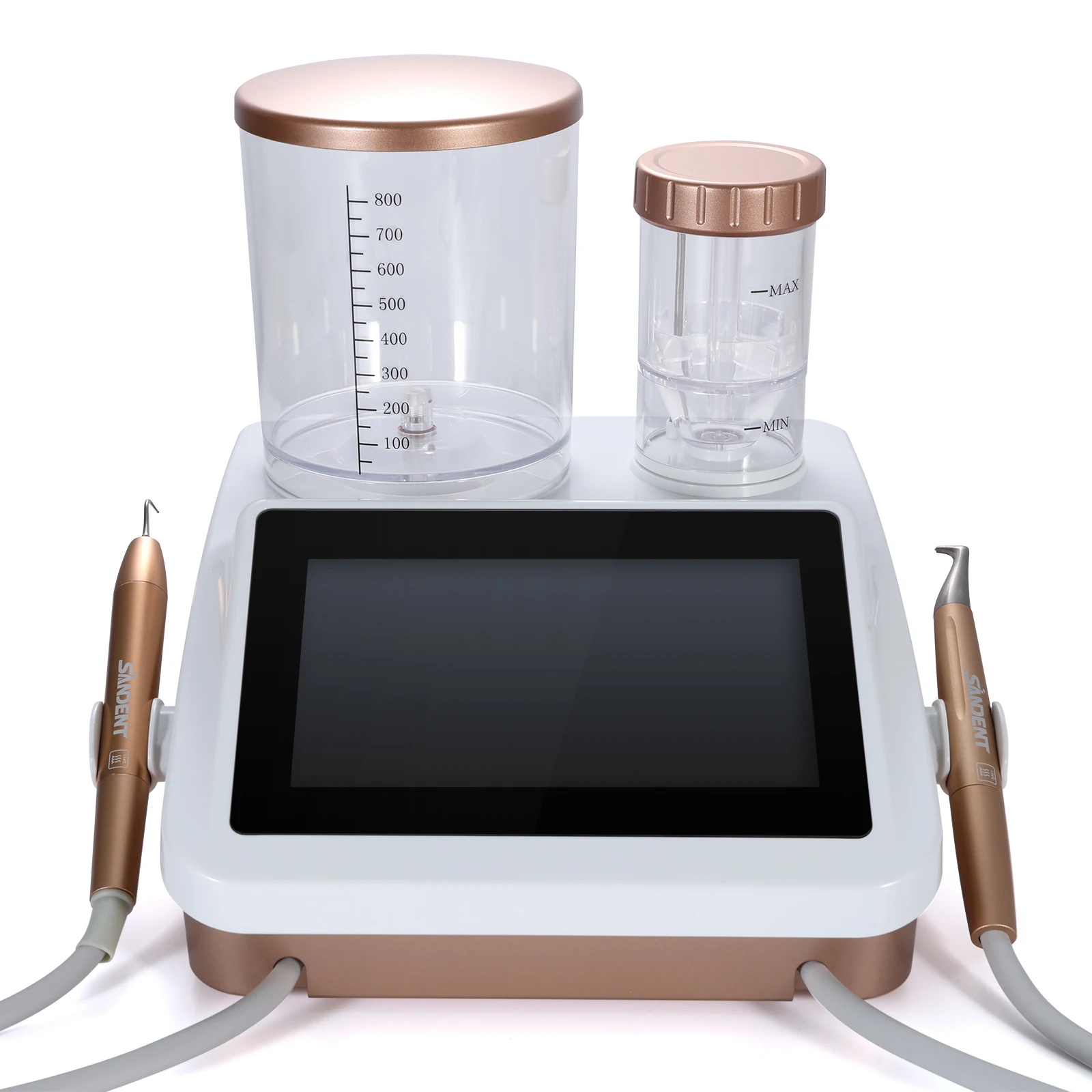 Dental Ultrasonic Scaler Air Polisher 2 in1 Periodontic Surgery Therapy System Woodpecker Style Scaler & Air Polisher Sandblast